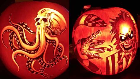 Artist Spends Hours Carving These Spooky Jack-o-Lanterns—and They’re ...