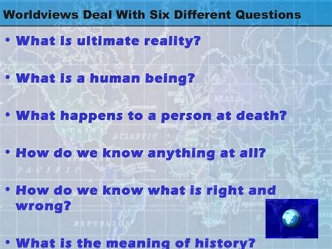 Worldview Questions