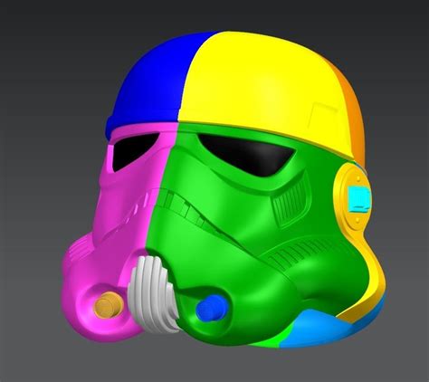 Star Wars Imperial Storm Trooper Helmet Digital Download With Both ...