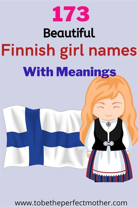 173 Finnish girl names with meanings - To Be The Perfect Mother in 2022 ...