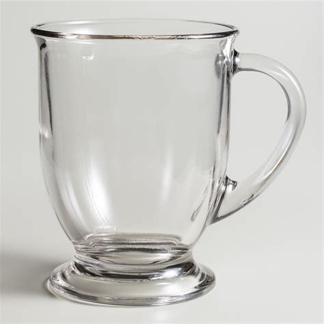 Not your average coffee mug, our clear Glass Café Mugs make enjoying your morning java a stylish ...