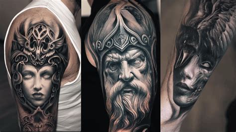 The Best Viking Tattoos: Featuring Odin, Valkyrie, Hel, and Darwin ...