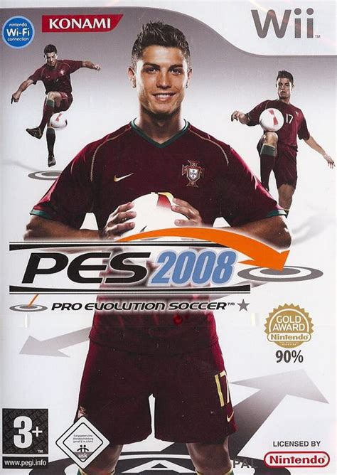 PES 2008: Pro Evolution Soccer (2007) box cover art - MobyGames