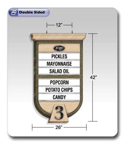 Wood Aisle Markers, Grocery Store Aisle Markers in 2023 | Aisle markers ...