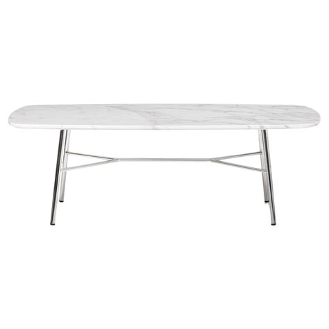 Coffee Table Round Circular White Marble Glass Crystal Contemporary Design at 1stDibs