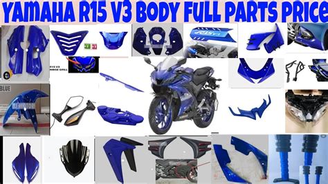 Yamaha R15 V3 body parts kit price full body parts price Yamaha R15 V3 ...