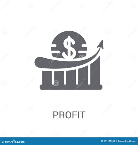 Profit Icon. Trendy Profit Logo Concept on White Background from Stock Vector - Illustration of ...