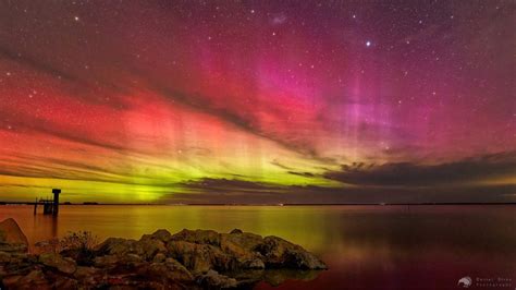 Unusually vivid Southern Lights glow over New Zealand - BBC News