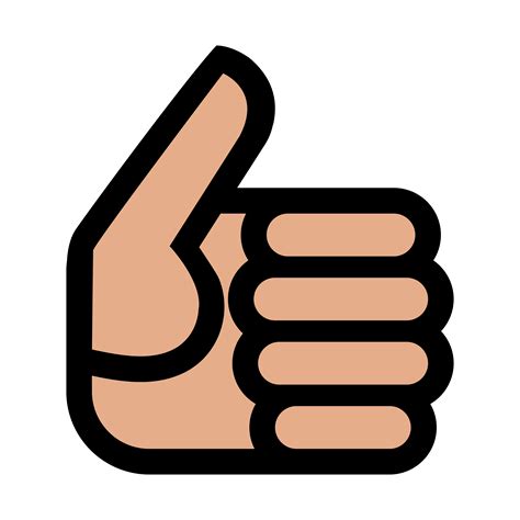 Cartoon Hand Making Positive Thumbs Up Gesture 553709 Vector Art at Vecteezy