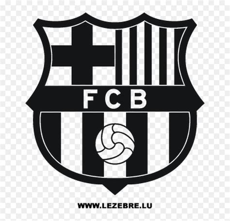 Fc Barcelona Logo Png Black, Transparent Png - vhv