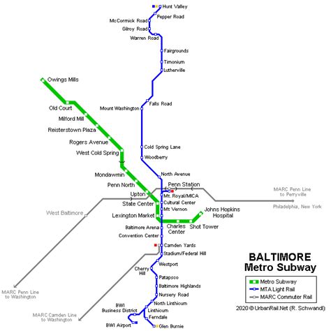 UrbanRail.Net > North America > USA > Maryland > Baltimore Metro Subway ...