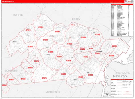 Map Of Union County Nj - Maping Resources