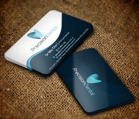 Elegant, Modern, Dental Business Card Design for Precision Dental by MT | Design #4357698