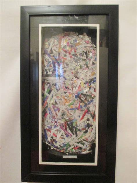 FunTasTickz Trash Artz "Shredded Paper Art" • Recyclart