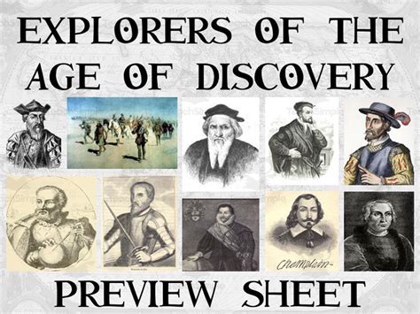 Age of Exploration - Famous Explorers by Teach Simple