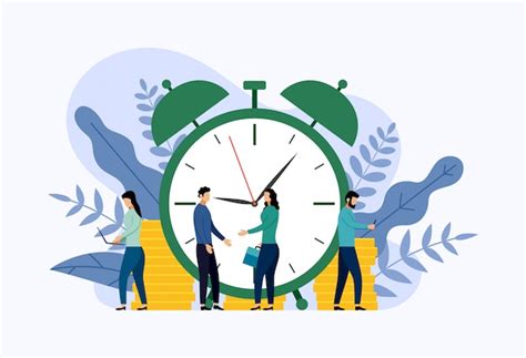 Premium Vector | Time management illustration