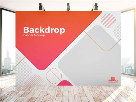 Free Indoor Backdrop Mockup | Mockuptree