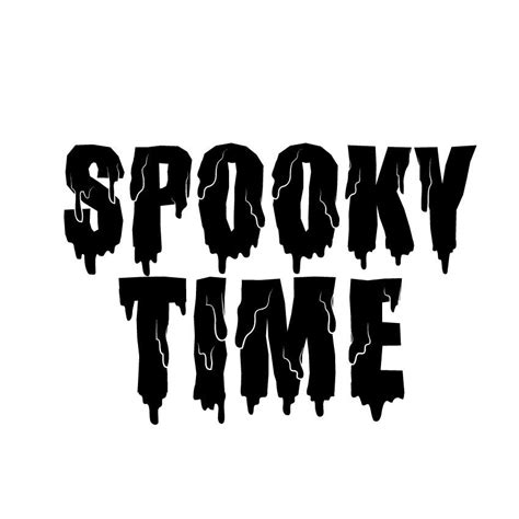 SPOOKY TIME Svg Gif Eps - Etsy