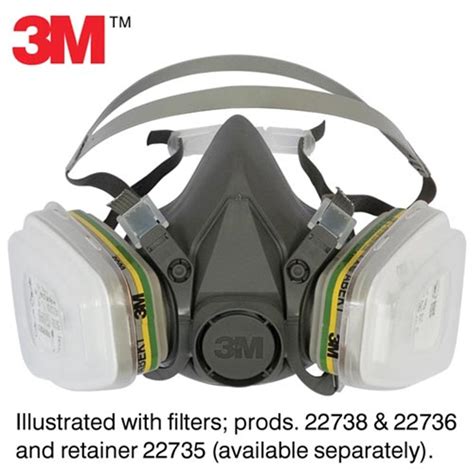 3M™ 6200 Twin Filter Half Mask Respirator only (Filters not included)