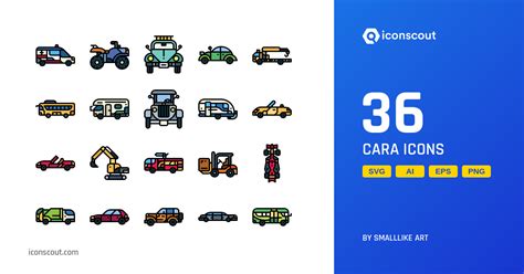 Cara Icon Pack - 36 Free Download Vehicle Icons | IconScout