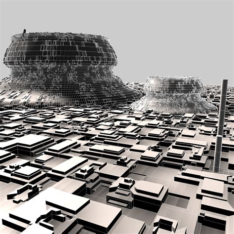 3d simple greeble model