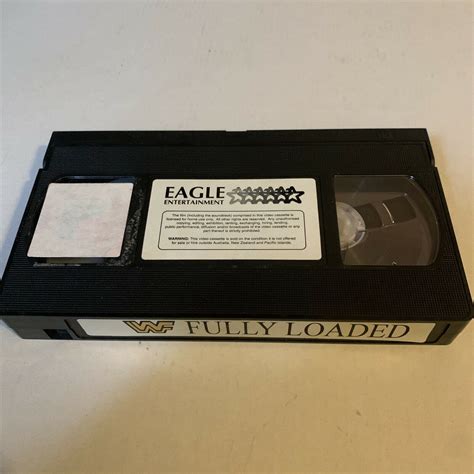 WWF Fully Loaded VHS PAL 1998 Triple H DX Ken Shamrock vs Owen Hart Wr ...