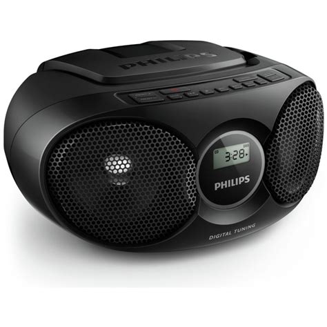 Philips AZ215B/05 CD Boombox - Black - CD Players & Cassette Players ...