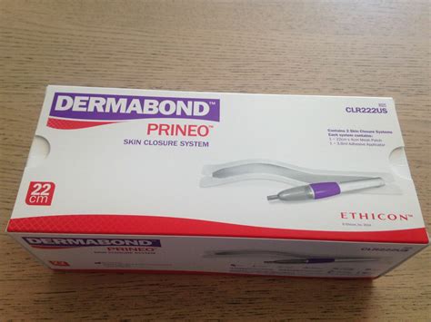 New ETHICON CLR222US Dermabond Prineo Skin Closure System, 22cm (2/Box) (X) Disposables ...