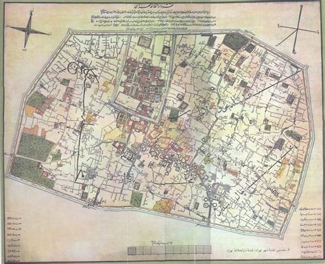 Maps and Photos of Old Tehran 1826-1900 | Old map, Map, Tehran