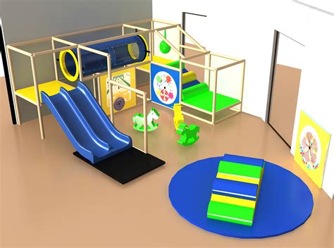 Buy Indoor Playground Equipment GPS444 -(Indoor Playsystem Size) 7 ft. H x 16 ft. W x 12 ft ...