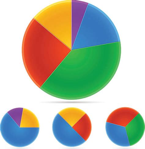 Pie Chart Clip Art, Vector Images & Illustrations - iStock