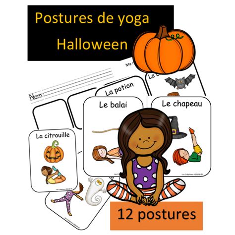 Postures de yoga - Halloween