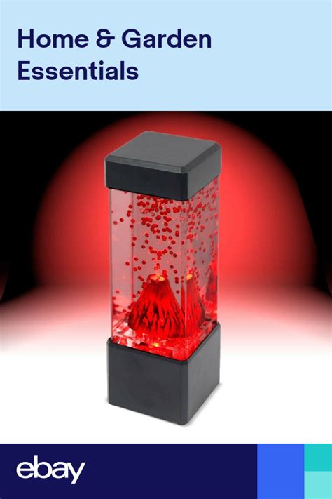 Novelty Desktop Mini Volcano LED Lamp Nightlight Bedroom Lamp Red Lava Light | Night light lamp ...