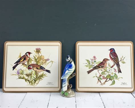 Vintage Bird Wall Decor, Vintage Bird Picture Pair, Vintage Bird ...