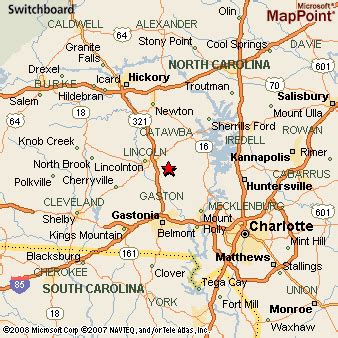 Iron Station, North Carolina Area Map & More