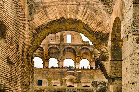 Roman Coliseum Interior View, Roma, Italia Imagen de archivo editorial - Imagen de detalle ...