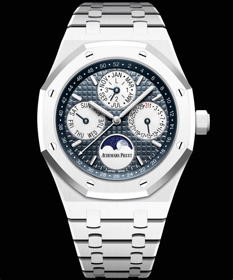 Audemars Piguet Royal Oak Perpetual Calendar White Ceramic Watch | aBlogtoWatch