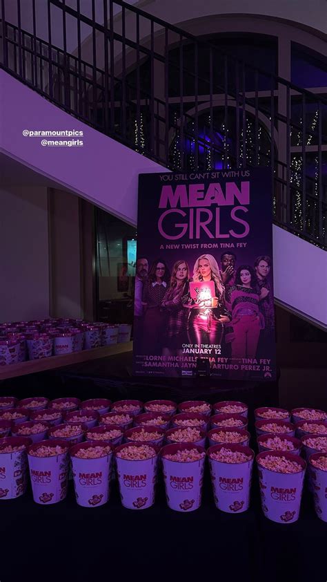 Collectible Mean Girls popcorn buckets and drink vessels for select theatres : r/MeanGirls