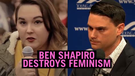 Ben Shapiro - Ben Shapiro Destroys Feminism | Facebook