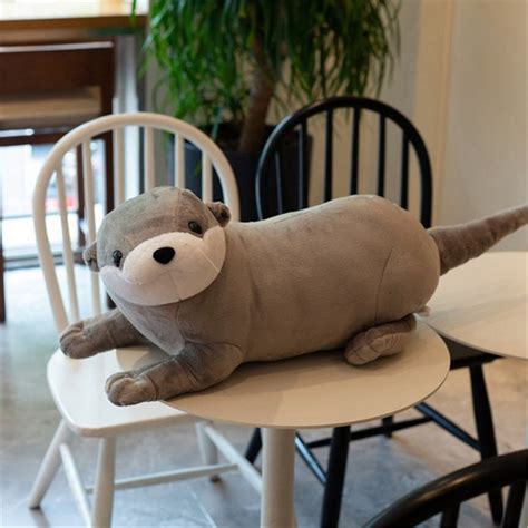 40cm-80cm Reallife Eurasian River Otter Plush Toy Realistic | Etsy