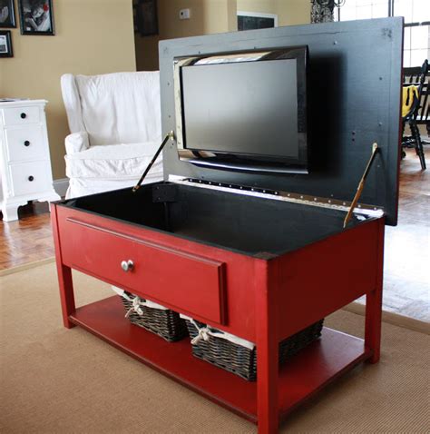 furniture - Any ideas on hiding a TV in a coffee table? - Home ...