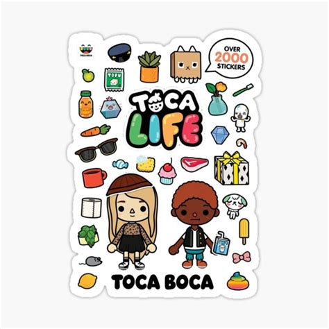 "Toca World " Sticker for Sale by Andrea004 | Redbubble