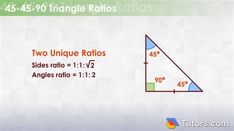 45-45-90 Triangle - Rules, Formula & Theorem