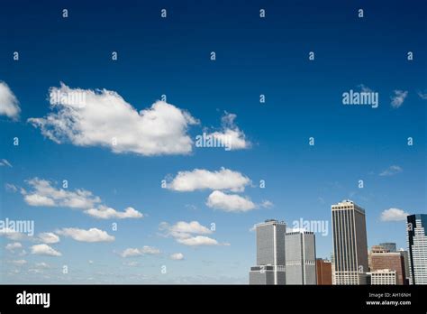 DOWNTOWN SKYLINE MANHATTAN NEW YORK CITY USA Stock Photo - Alamy