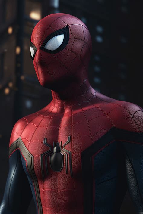 Ultra-Realistic Spider-Man Suit Wallpaper