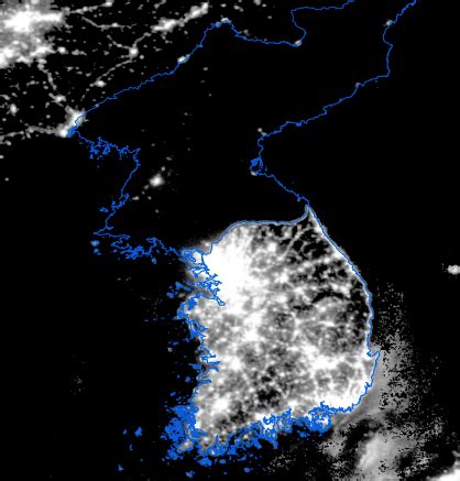 North Korea's lights tell story of economic redistribution