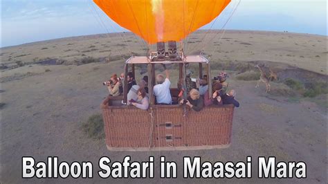 Balloon Safari in Maasai Mara - YouTube