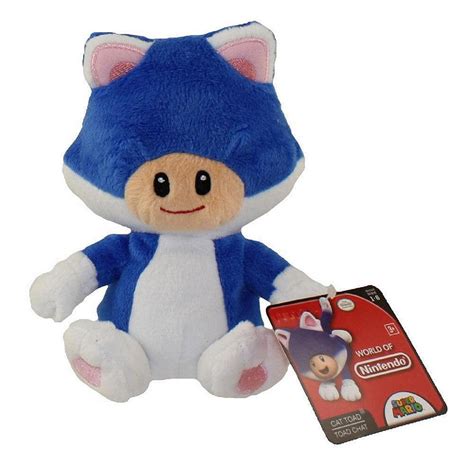 Mario Bros U Plush Super Mario Bros Wave 6 Cat Toad | Oriental Trading