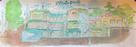 This map for the Studio Ghibli museum in Tokyo | Ghibli museum, Tokyo ...