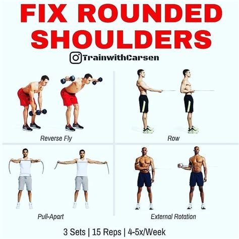 #Repost @topgymtips Fix Rounded Shoulders Go follow @trainwithcarsen for more amazing posts like ...